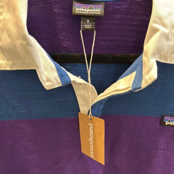 Patagonia Men's Striped Rugby Shirt - size M - Picture 4 of 7